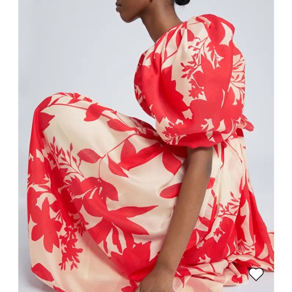 & Other Stories Voluminous Pleated Detail Maxi Dress - 6 - Picture 5 of 6